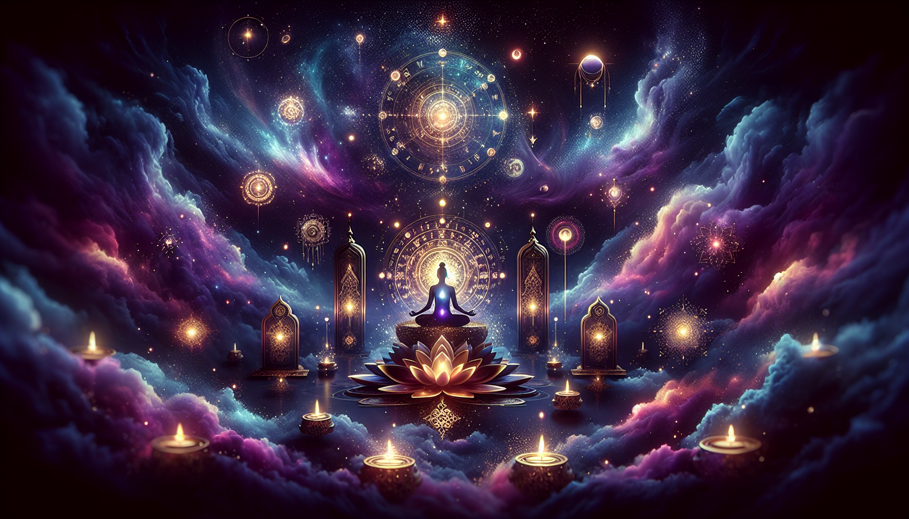 Méditation et astrologie : Harmoniser esprit et thème natal