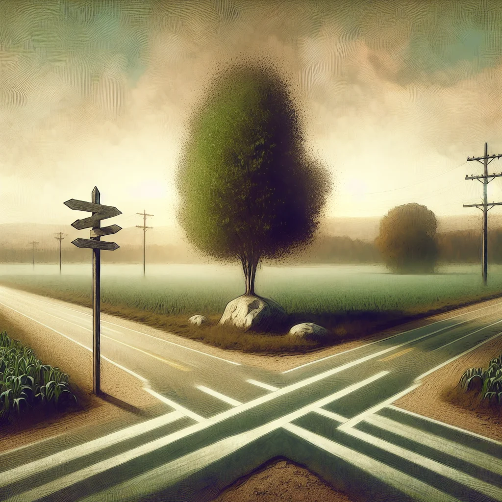 Illustration — Chemin croisé