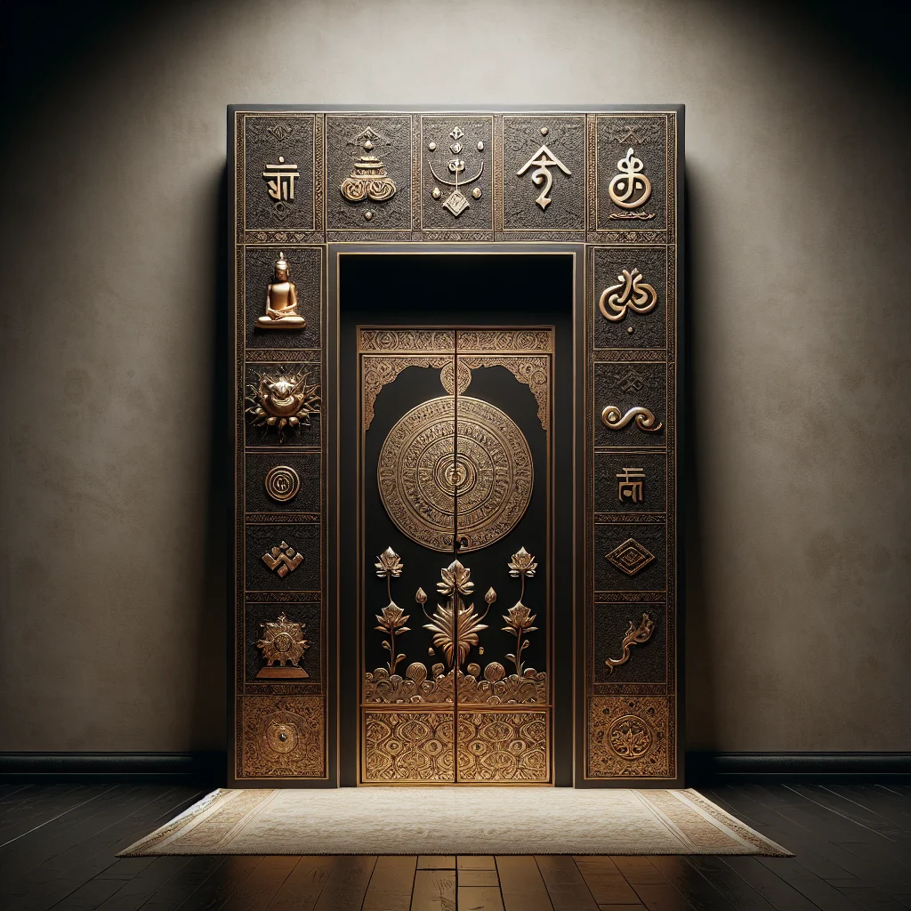Illustration — Porte fermée