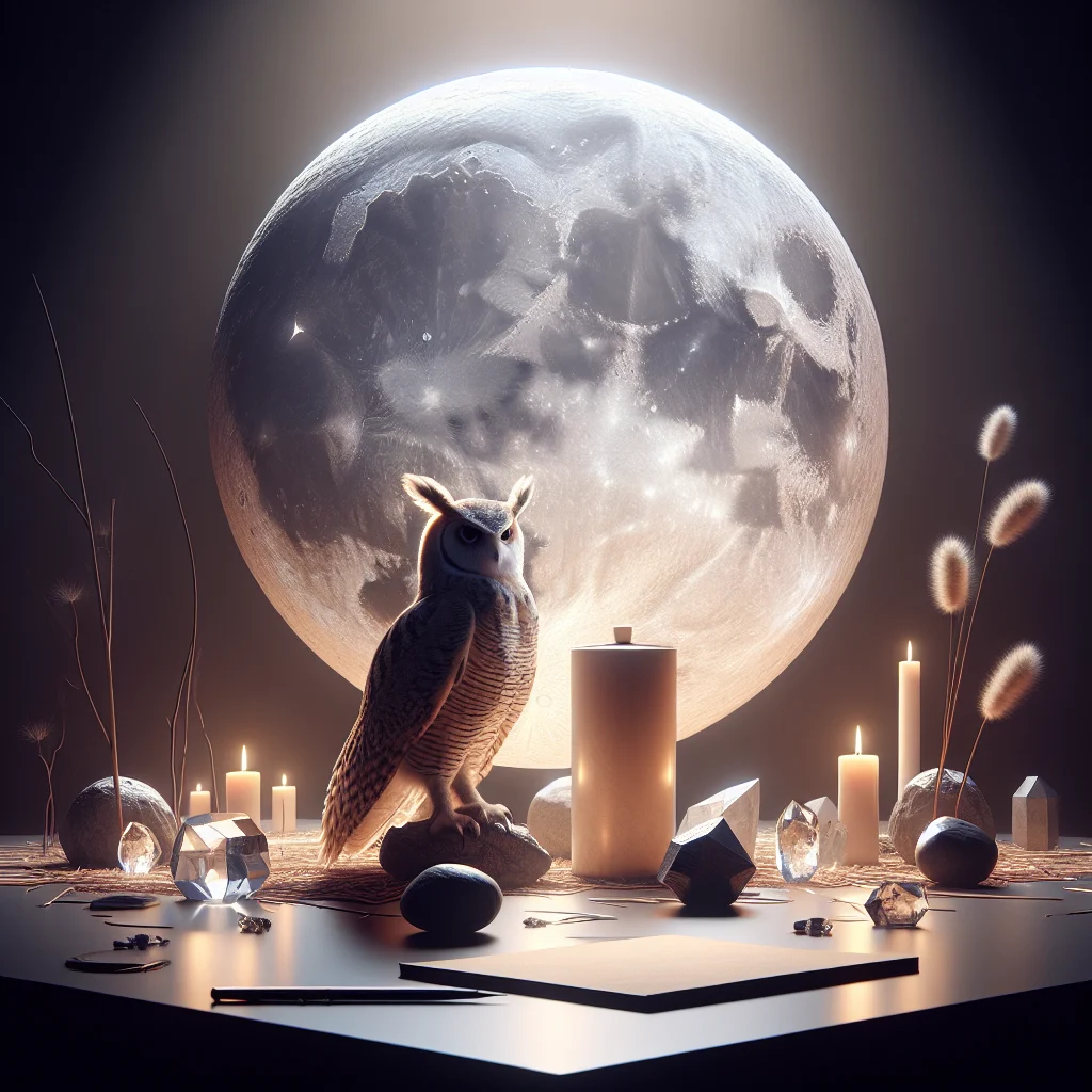 Illustration — Lune pleine