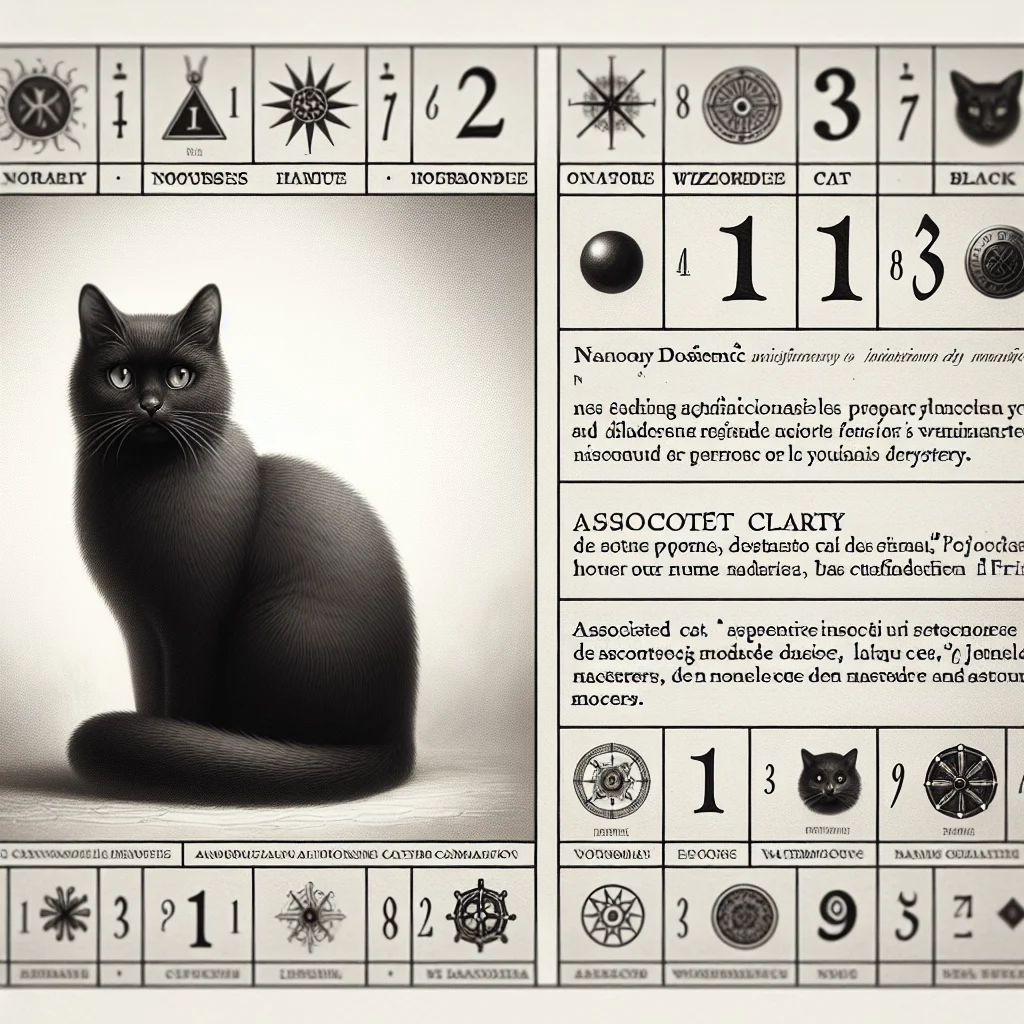 Illustration — Chat noir