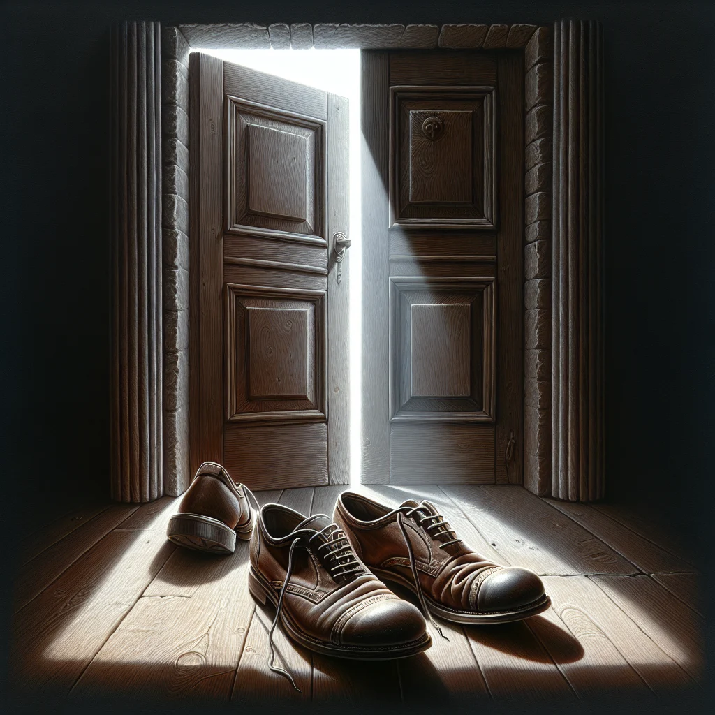 Cacher ses chaussures la nuit