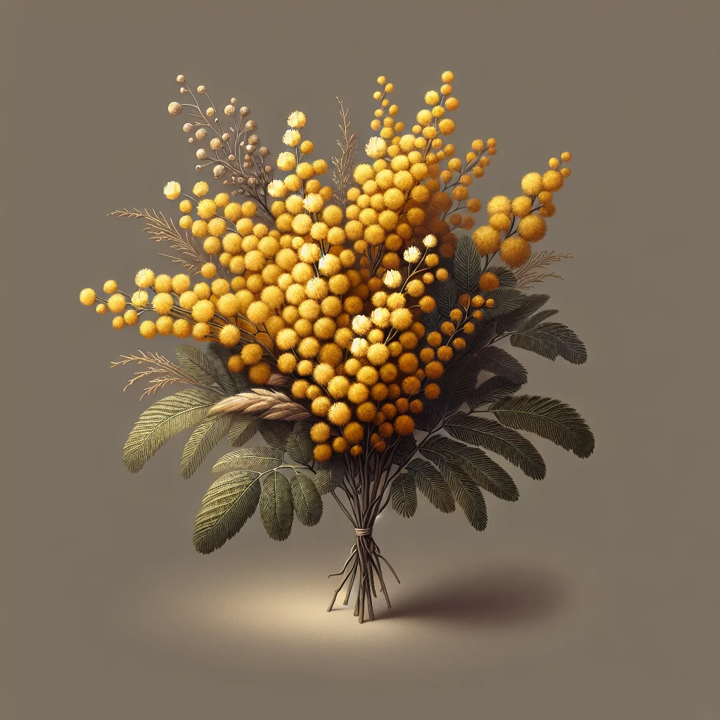 Le mimosa pour le Nouvel An