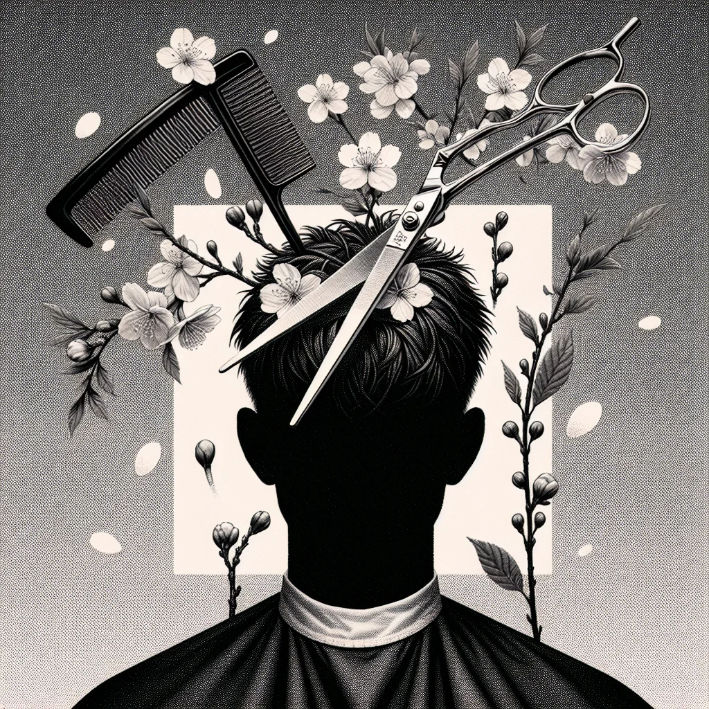 Illustration — Couper les cheveux