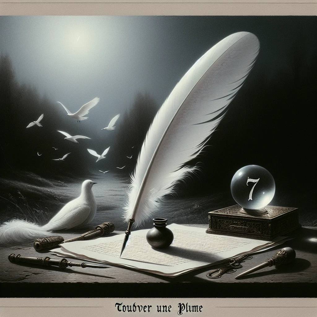 Illustration — Trouver une plume