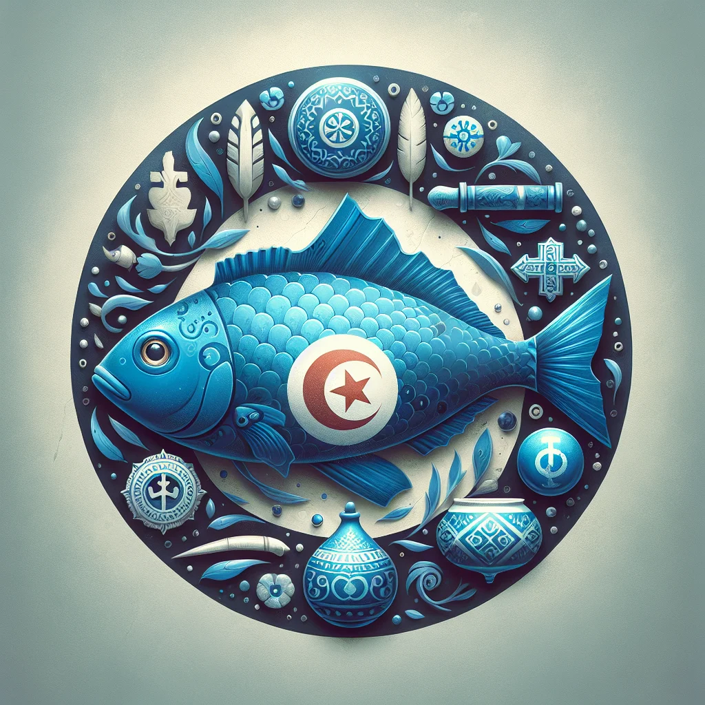 Illustration — Poisson bleu