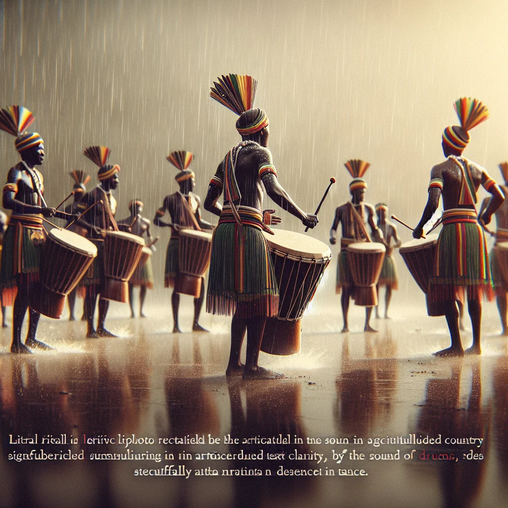 Illustration — Danse de pluie